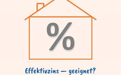 Effektivzins bei Immobiliendarlehen